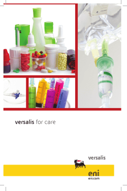 versalis for care - Fornaroli Polimeri
