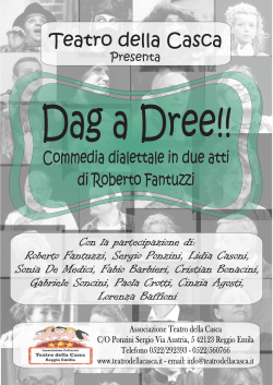 Dag a Dree!! - Teatro Della Casca