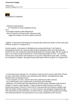 Comunicato Unagipa - Associazione Nazionale Avvocati Italiani