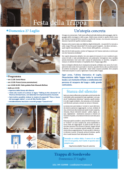 Festa della Trappa - Ecomuseo del biellese