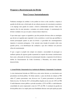 Consulte na &iacute;ntegra o manifesto sobre a reestrutura&ccedil;&atilde;o