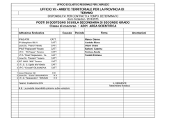 Disponibilit&agrave; DOS 2&deg; grado