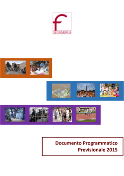 DPP 2015 - Fondazione Cassa dei Risparmi di Forl&igrave;