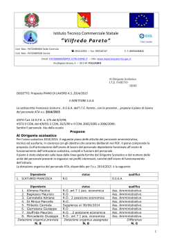 PIANO DI LAVORO 2014.15 proposta dsga