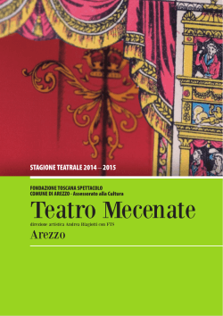 programma Stagione Teatrale 2014-15