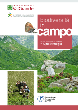 versione in formato pdf. - Parco Nazionale Val Grande