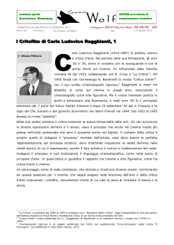 NC cultural studies pelliccia I Critofilm di Carlo