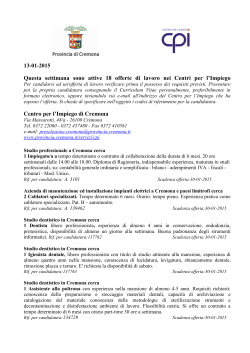 leggi e scarica il pdf - La Provincia di Cremona