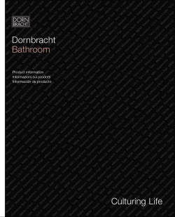 Dornbracht Bathroom Informaci&oacute;n de producto