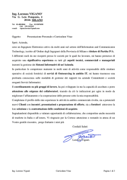 Viganò - Ordine degli Ingegneri della Provincia di Milano