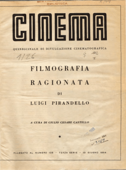 FILMOGRAFIA RAG I O .NATA