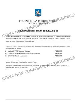 PAP 00297-2014 - Comune di San Chirico Nuovo