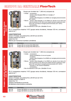 GRUPPI DA CENTRALE FloorTech