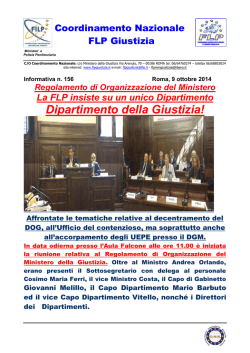 Dipartimento della Giustizia!