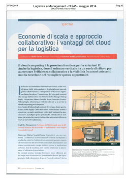i vantaggi del cloud per la logistica
