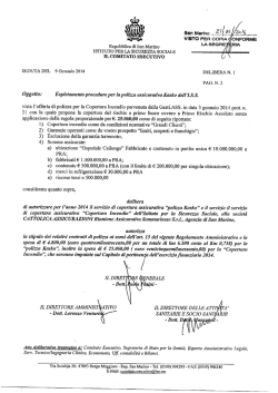 Delibere Gennaio 2014