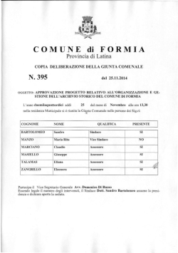 COMUNE di FORMIA