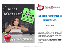 La tua carriera a Bruxelles (5,0 MB)