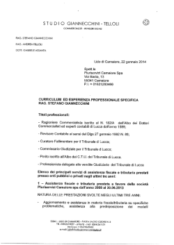 s T U DIO GIANNECCHINI « TELLOLÌ