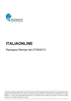 RassegnaStampa_27092013_ITALIAONLINE