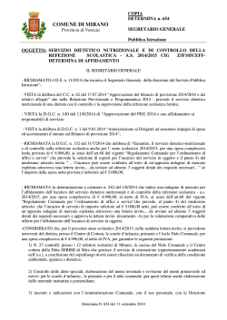 Det. 654/2014 - Comune di Mirano