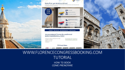 download booking tips - Florence Congress Booking