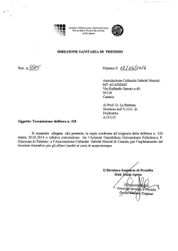 Delibera N. 320/2014