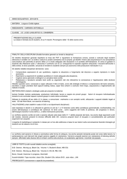 inglese - Liceo Chiabrera Martini Savona