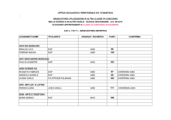 Graduatorie definitive di utilizzazione in altra classe di concorso o