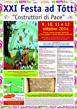 "Festa ad tòtt" 2014