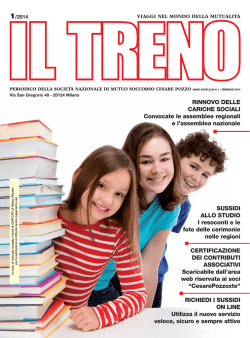 Il Treno, n&deg; 1 del 2014