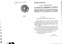 IL DIALETTO BERBERO PI SOKNA