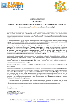 Programma della Giornata