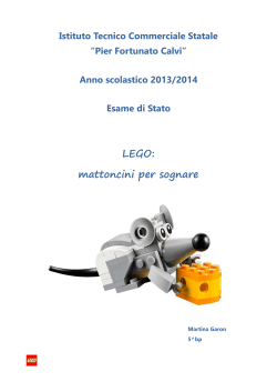 LEGO: mattoncini per sognare