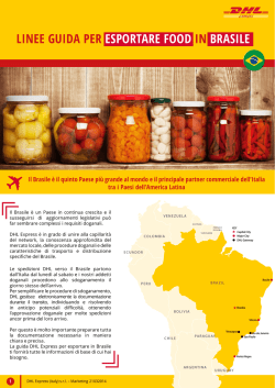 Alimentari - DHL Welcome Pack