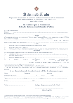 iscrizione Albo CTU