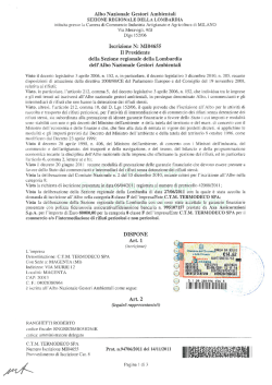 Iscrizione Cat 8 Classe F