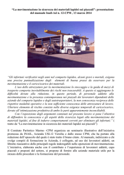 seminario progetto movimentazione 2014