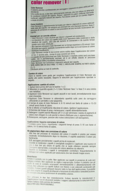 Istruzioni decappaggio Elgon Colorcare