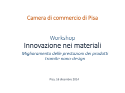 Innovazione nei materiali - Pont-Tech