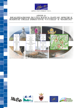 Azione A1 - "TEN" - Trentino Ecological Network