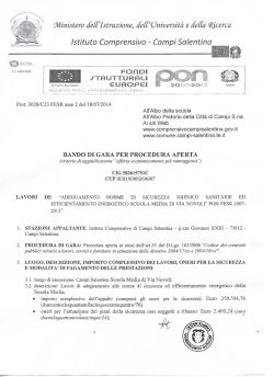 Ministero deTIstruzione, deW Università e detta Istituto Comprensivo