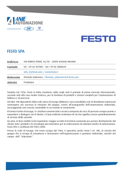 FESTO SPA - Anie Automazione