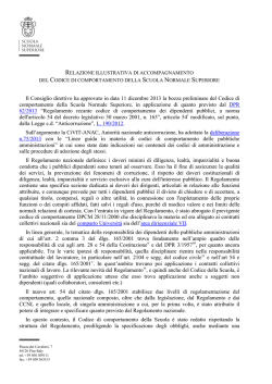 Il Consiglio direttivo ha approvato in data 11 dicembre 2013 la