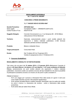 IL 1&deg; VIAGGIO NON SI SCORDA MAI