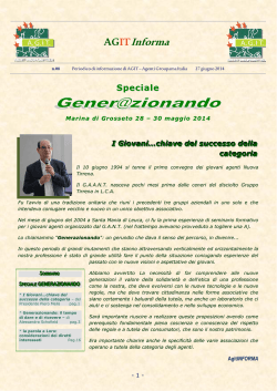 agitinforma n. 8 - Agenti Groupama Italia