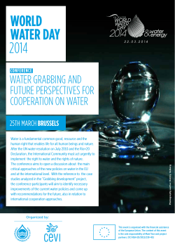 World Water day 2014