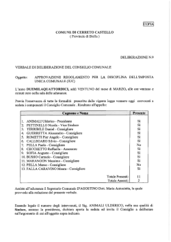 DCC N. 9 DEL 21.03.2014 - Comune di Cerreto Castello