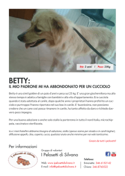 BETTY: - I Pelosetti di Silvana