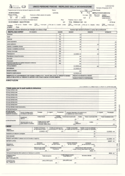 Dichiarazione dei redditi - Comune di Rosignano Marittimo